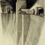 Figura 93 – Hugh Ferriss, Diga, 1914